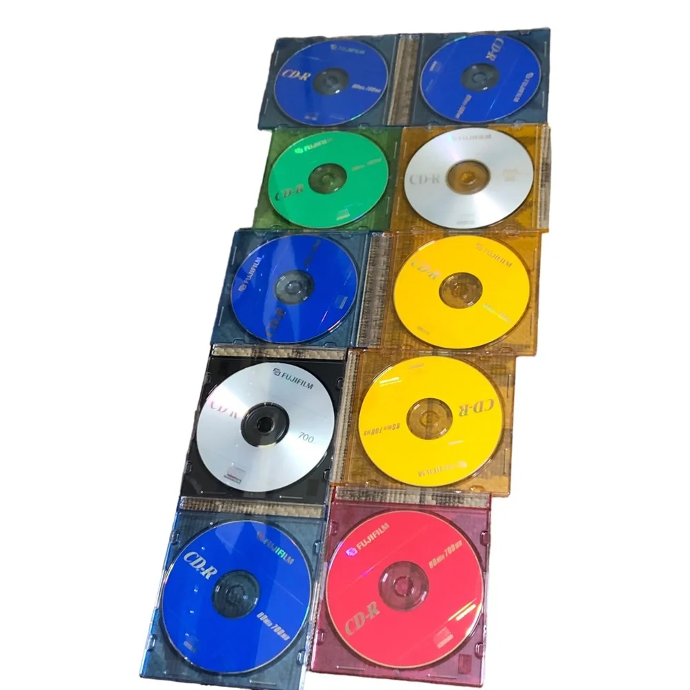 FUJIFILM CD-R Music 10 Slim Pack 80 Min*700MB Disc Recordable -OPEN/NOT SEALED
